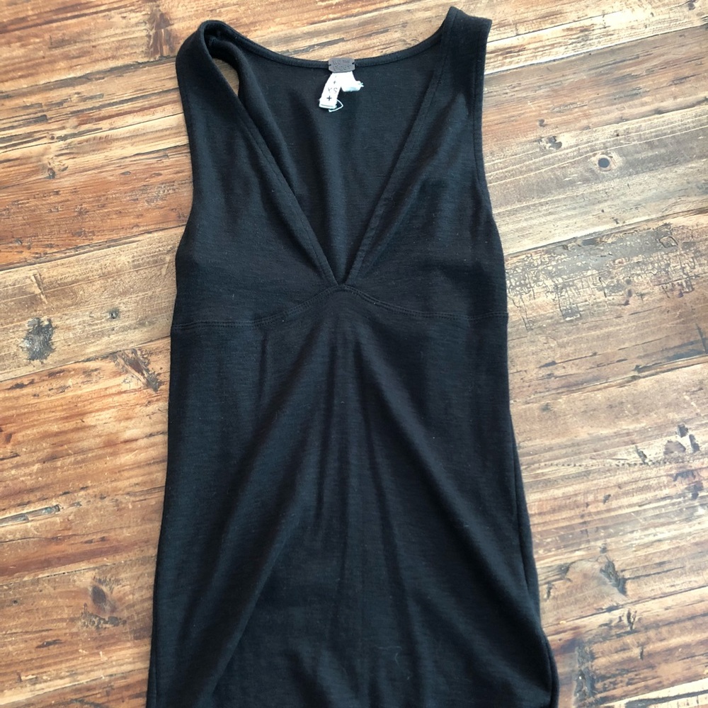 Black free people tank top